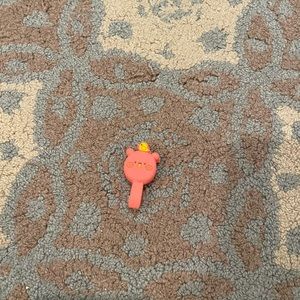 pink bear cord holder